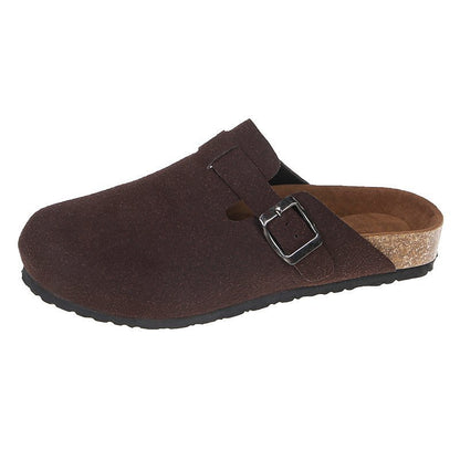 Casual Tech Suede Leather Clogs