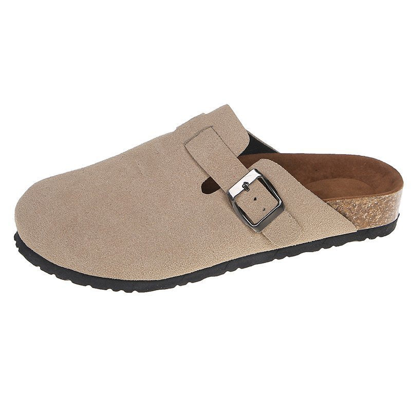 Casual Tech Suede Leather Clogs