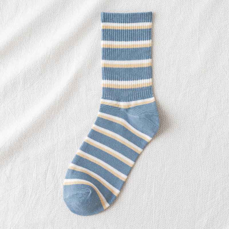 Plaid Cotton Socks