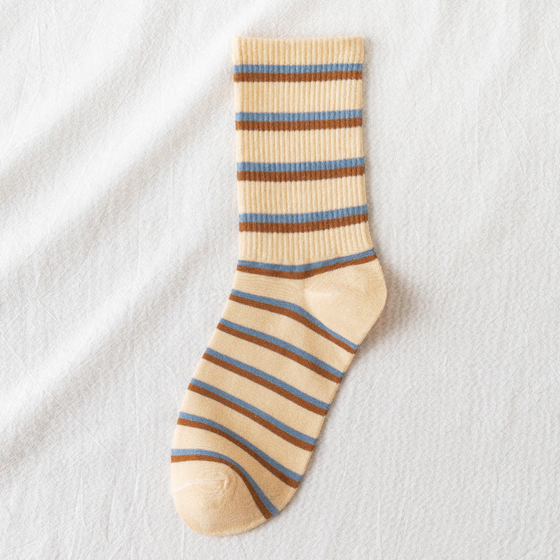 Plaid Cotton Socks