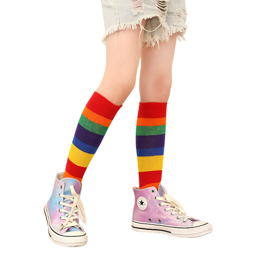 Rainbow Cotton Socks